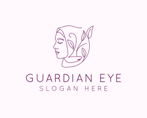 Hijab Woman Beauty  logo design