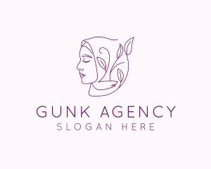 Hijab Woman Beauty  logo design