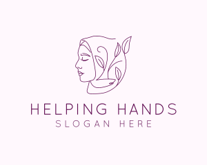 Hijab Woman Beauty  logo design