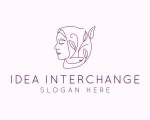 Hijab Woman Beauty  logo design