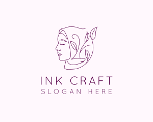 Hijab Woman Beauty  logo design