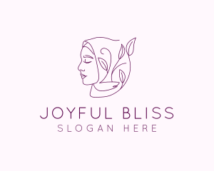 Hijab Woman Beauty  logo design