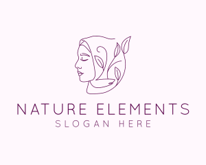 Hijab Woman Beauty  logo design