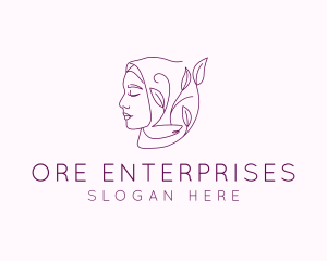 Hijab Woman Beauty  logo design