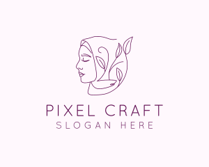 Hijab Woman Beauty  logo design