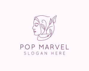 Hijab Woman Beauty  logo design