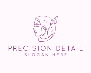 Hijab Woman Beauty  logo design