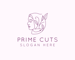 Hijab Woman Beauty  logo design