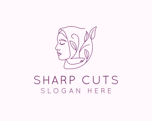 Hijab Woman Beauty  logo design