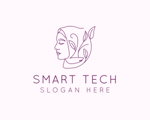 Hijab Woman Beauty  logo design