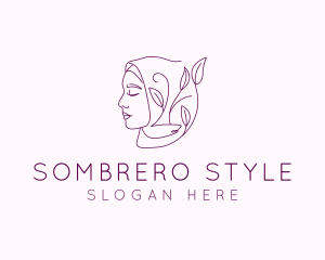 Hijab Woman Beauty  logo design