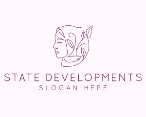 Hijab Woman Beauty  logo design