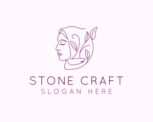 Hijab Woman Beauty  logo design