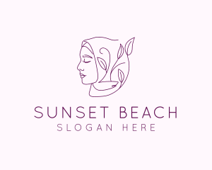 Hijab Woman Beauty  logo design