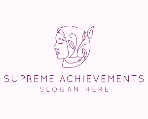 Hijab Woman Beauty  logo design