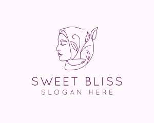 Hijab Woman Beauty  logo design