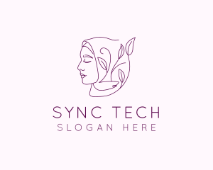 Hijab Woman Beauty  logo design