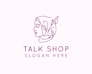 Hijab Woman Beauty  logo design