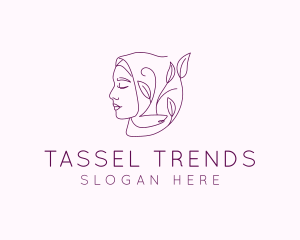 Hijab Woman Beauty  logo design