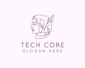 Hijab Woman Beauty  logo design