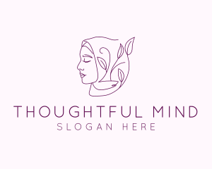 Hijab Woman Beauty  logo design