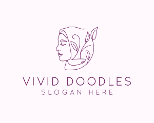 Hijab Woman Beauty  logo design