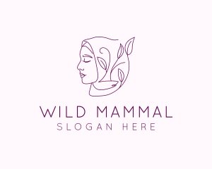 Hijab Woman Beauty  logo design