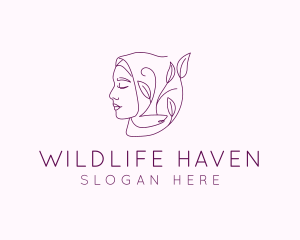 Hijab Woman Beauty  logo design