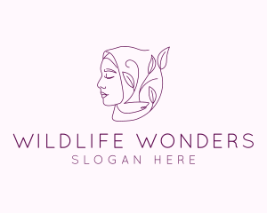 Hijab Woman Beauty  logo design