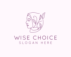 Hijab Woman Beauty  logo design