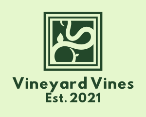 Green Vine Frame  logo design