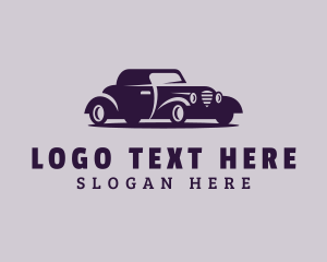 Retro Car Vehicle logo