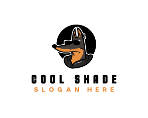 Doberman Cool Shades logo design