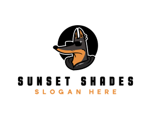 Doberman Cool Shades logo design