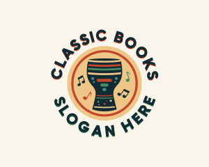 Traditional African Djembe logo