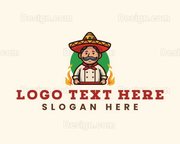 Mexican Restaurant Chef Logo