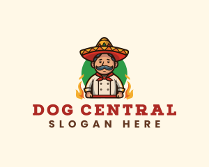 Mexican Restaurant Chef logo design