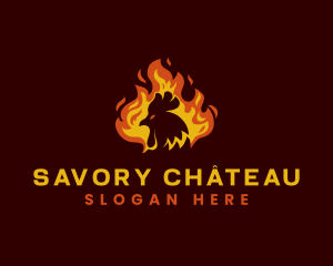 Hot Fire Chicken  logo design