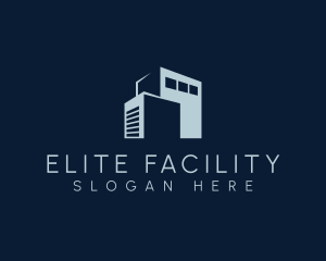 Storage Building Warehouse logo design