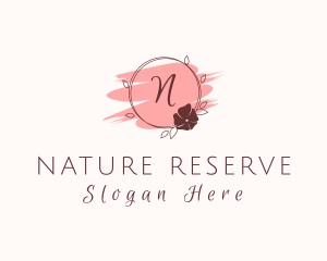 Floral Beauty Cosmetics  logo design