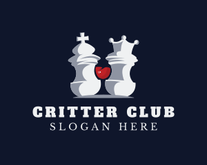 Wine Chess Club Sport logo design