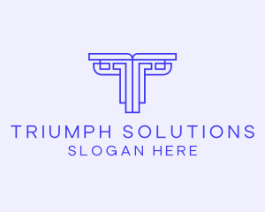 Corporate Regal Pillar  logo design