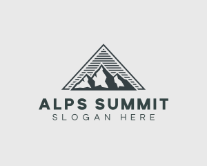 Adventure Mountain Hiking logo design