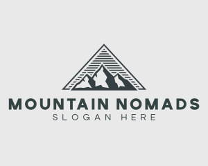 Adventure Mountain Hiking logo design