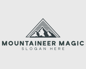 Adventure Mountain Hiking logo design