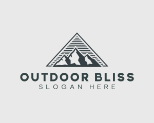 Adventure Mountain Hiking logo design