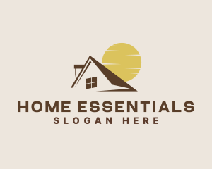 Home Roofing Renovation logo design