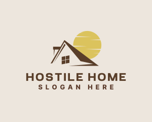 Home Roofing Renovation logo design