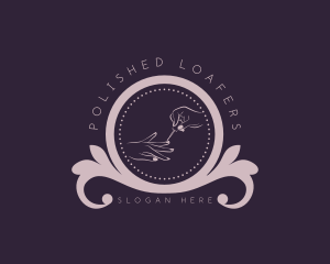 Nail Polish Manicure logo design