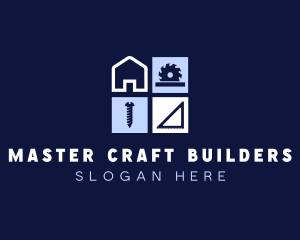 Carpentry Builder Construction logo design